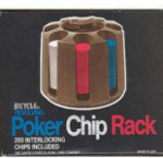 Poker Chip Rack and Poker Chips - Bicycle Brand