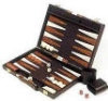 Travel Backgammon in Vinyl Attache Case - 15"