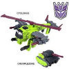- ZooScape - Supercon Deluxe - Powerlinx Cyclonus with Crumplezone Mini-Con