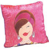Girl Powerrr... Pillow - Pink -
