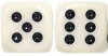 Ivory Dice - 3/8" - 10mm - Set of 200