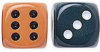 Opaque Dice - 3/8" - 10mm - Set of 50