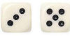 - ZooScape - Ivory Dice - 7/8" - 22mm - Set of 10