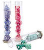 Dice In A Tube Assortment - 7 Die per Tube - Set of 20 Tubes