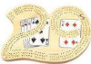Cribbage 29 - Solid Wood - 3 Track Continuous