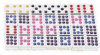 Double Nine Domino Set - Colored Dots - 55 Pieces