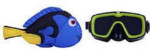 Diver's Mask Dory - Squish-ins