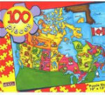 Canada Map - 100 Pieces