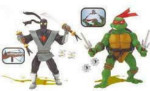 Foot Soldier 5" and Raphael 5" Figure Set