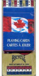 Cribbage and Canadian Flag Card Combo - Bicycle Brand