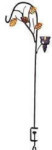 Deck Mount Garden Hook with Candle Holder - 28 inches