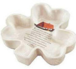 Shamrock Candy Dish - Irish Blessing - 8" X 7 3/4"
