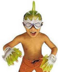 Super Swimmer Sea Monster Mask and Glove Set