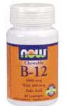Vitamin B-12 - 5000 mcg - with Folic Acid 400mcg