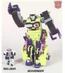 Transformers Armada - Scavenger with Rollbar Mini Con - Electronic