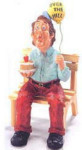 Chester - Birthday Man and Bench - SculptStone Figurine