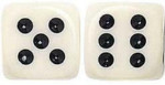 Ivory Dice - 3/8" - 10mm - Set of 200
