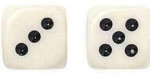 Ivory Dice - 7/8" - 22mm - Set of 50