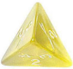 Four Sided Dice Assortment - Set of 50