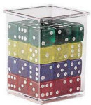 Dice in a Box - 5/8" - 16mm - Set of 36