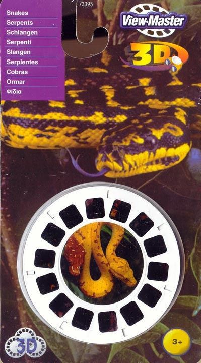3D Reel Cards - Snakes - Set of Three - Additional View