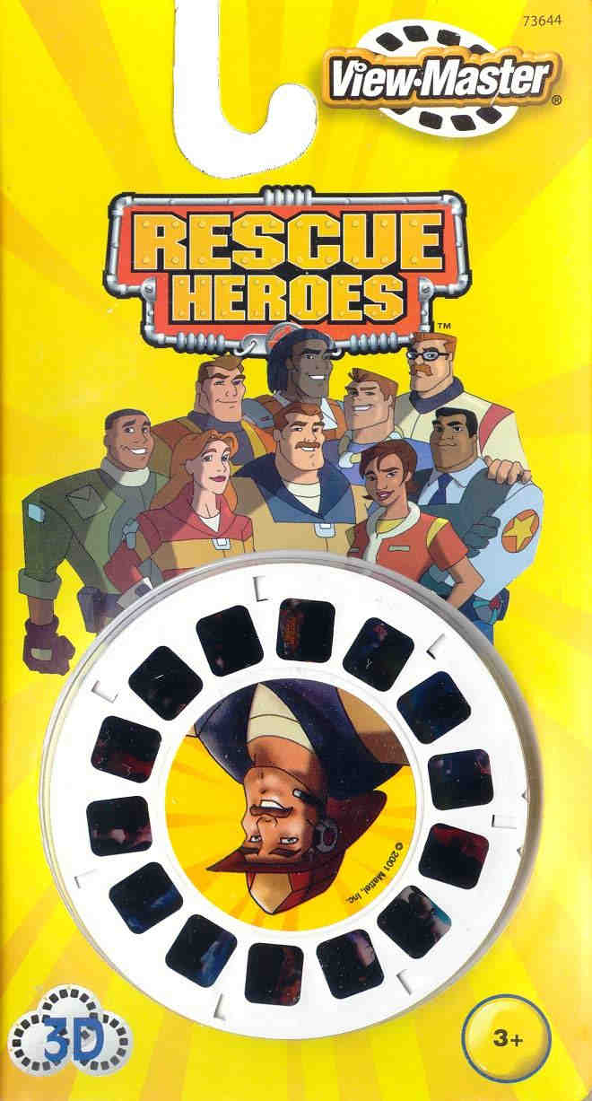 3D Reel Cards - Rescue Heroes - Set of Three - Additional View