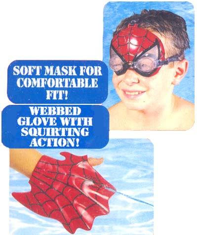 Spider-Man Swim Gear - Super Swimmer Spider-Man Mask and Glove Set - Additional View