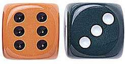 Opaque Dice - 3/8" - 10mm - Set of 200