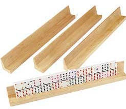 Wooden Domino Tile Stands - Domino Racks