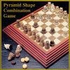 The Medieval 3 in 1 Set - Chess, Checkers and Backgammon - 35 cm