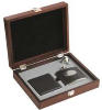 - ZooScape - Leather Covered Flask Set - 3 Pieces