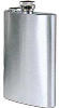 Chrome Matte Finish Flask