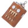 Golfer's Flask - Tan - 7 Ounces