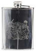- ZooScape - Coat of Arms Chrome Flask