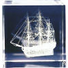 - ZooScape - Sailing Ship Glass Motif