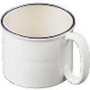 - ZooScape - Shaving Mug - White and Navy Blue