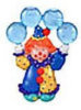 Water-Filled Soother Pal - 3D - Clown