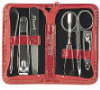 - ZooScape - Manicure Set - Crocodile Print Brown Case - 6 Pieces