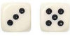 Ivory Dice - Set of 25