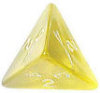 Four Sided Dice Assortment - Set of 25