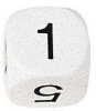 Numbers 1-6 - Set of 50