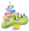 Barbie Playtime Pets: Basket Cats and Kittens - Grey / White