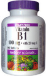 Vitamin B1 - 100 mg - with 20 mg Vitamin C