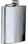 Chrome Matte Finish Flask