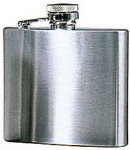 Chrome Matte Finish Flask