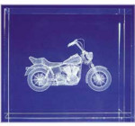 Harley Davidson Glass Motif