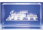 Locomotive Glass Motif