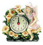 Pink Fairy Clock