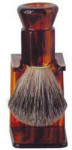 Shaving Brush - Acrylic Wood Stand