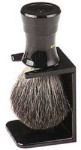 Shaving Brush - Black Stand